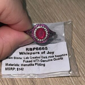 Bomb Party size 11 ring whispers of joy